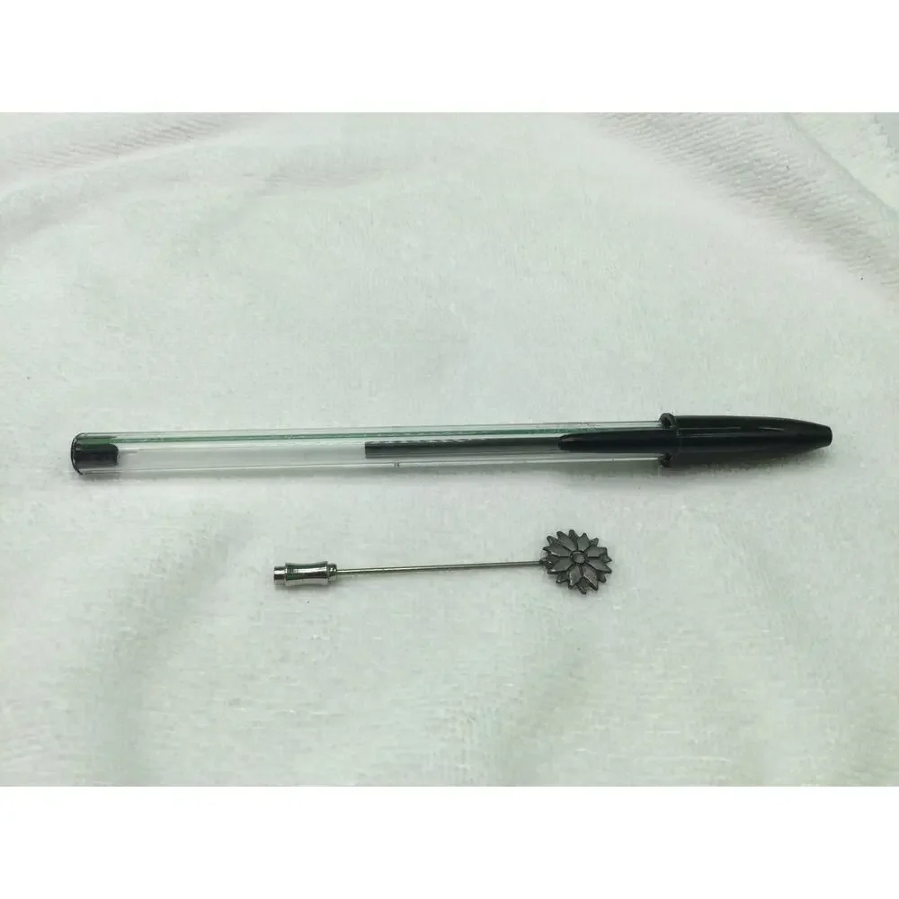 Vintage Pewter Flower Hat Pin